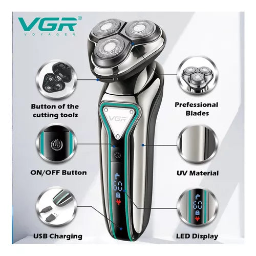 Maquina afeitar recargable Vgr V-323