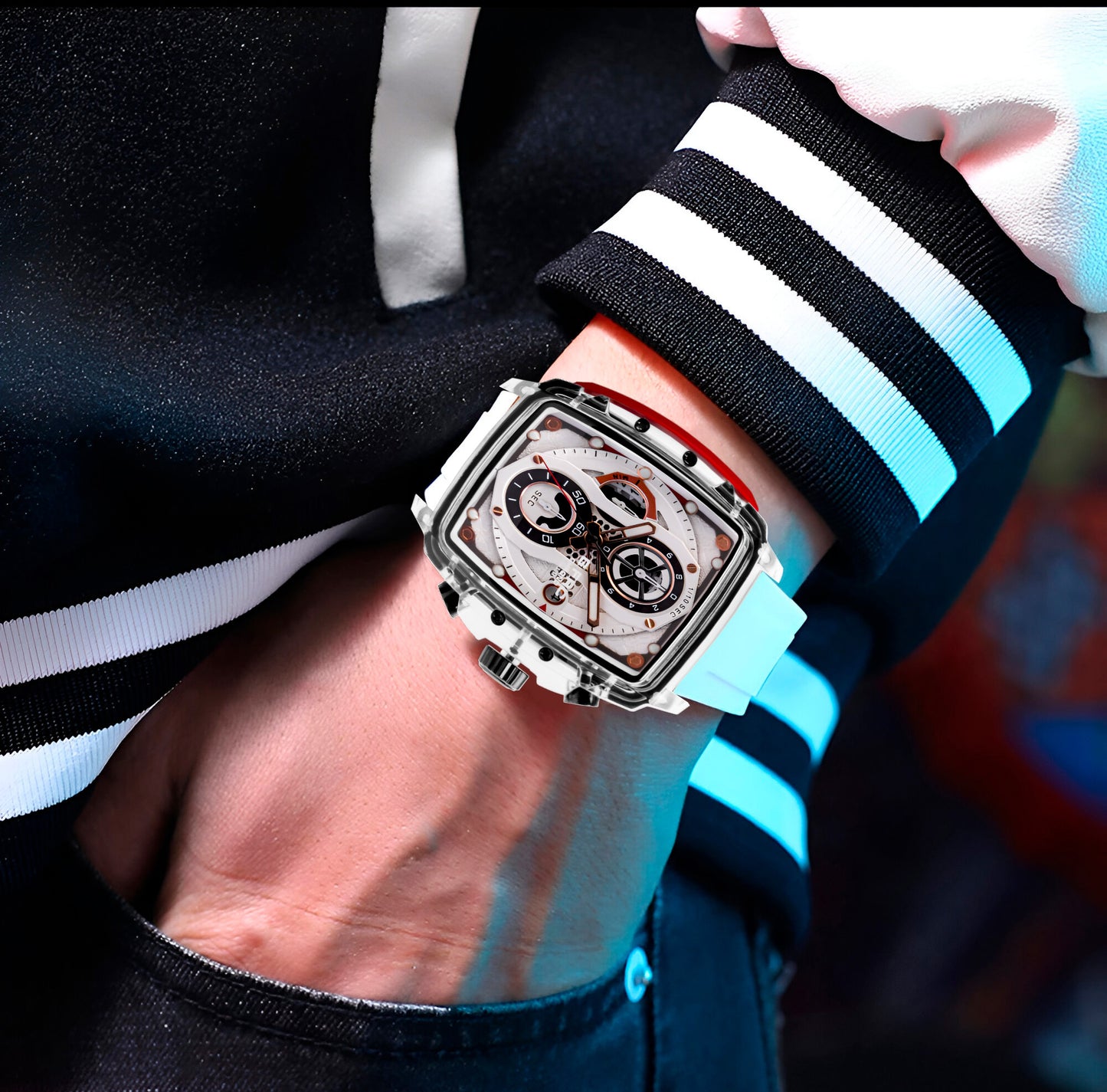 Reloj G-force H4113g Cronografo Funciona