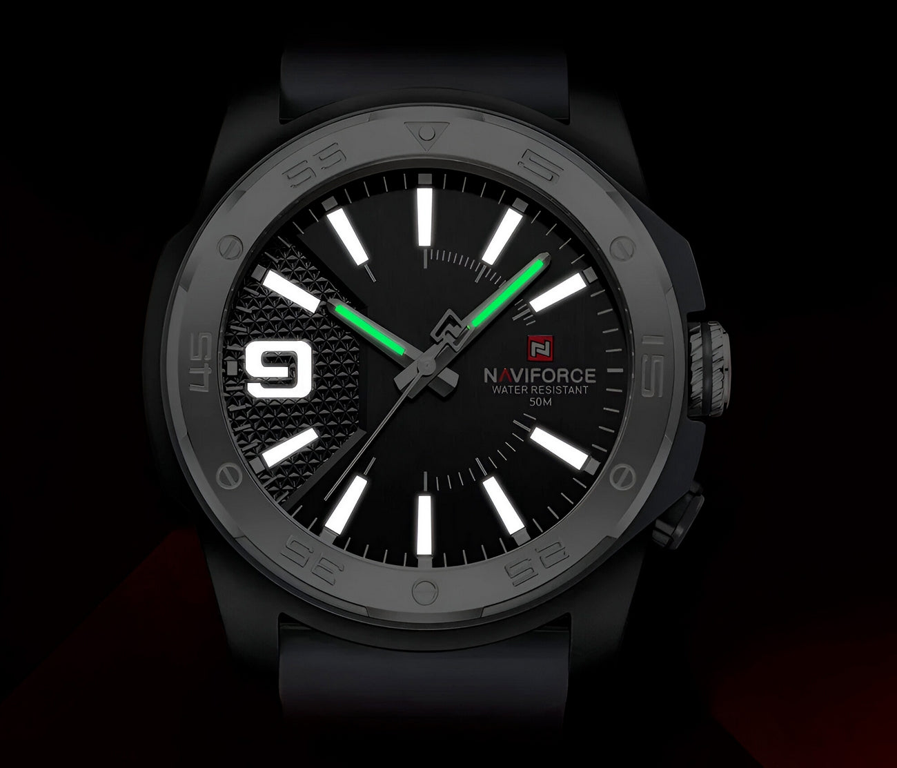 Reloj Naviforce Deportivo Nf7112 Goma Ho