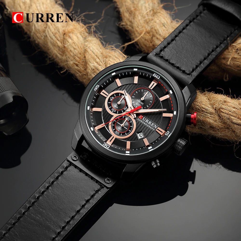 Reloj Curren 8291 Para Hombre Pulso Cuer