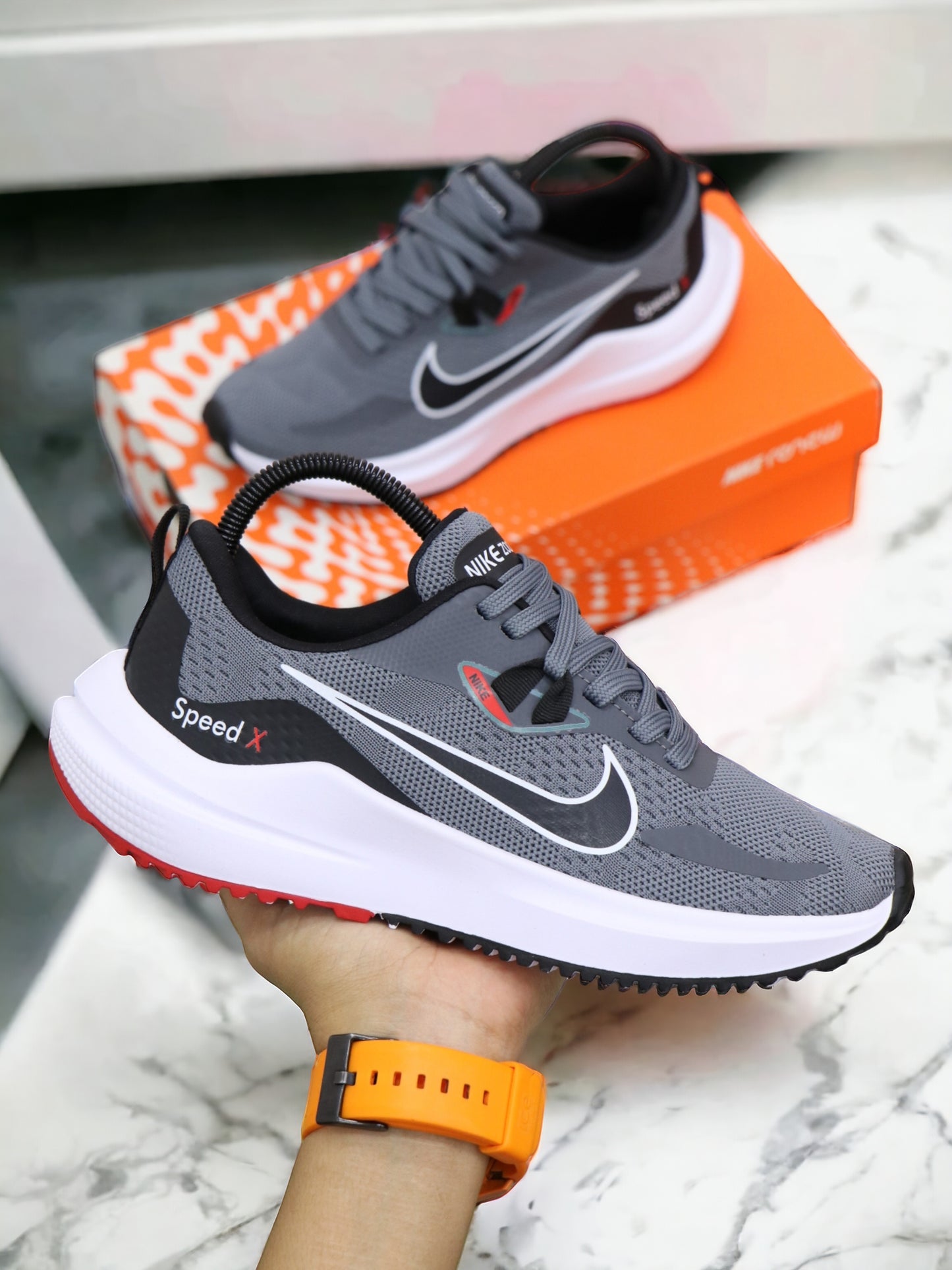 Gray helmet for bikers