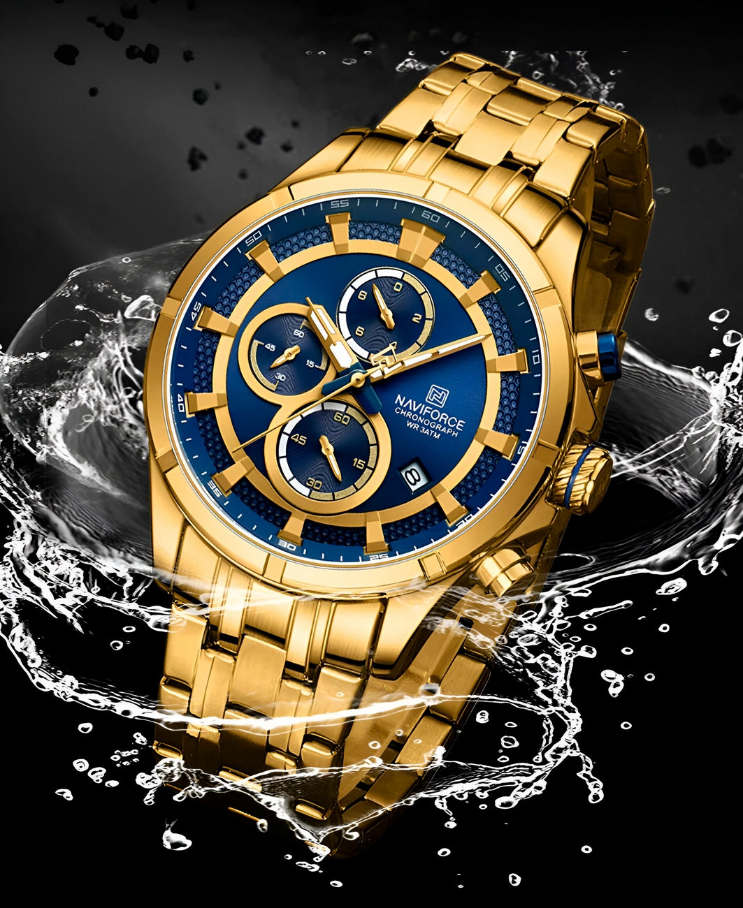 Reloj Naviforce Casual Nf8046 Crono Homb