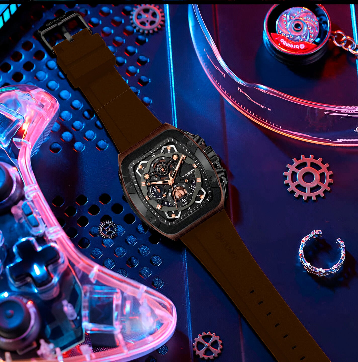Reloj G-force H3994g Calendario Deportiv