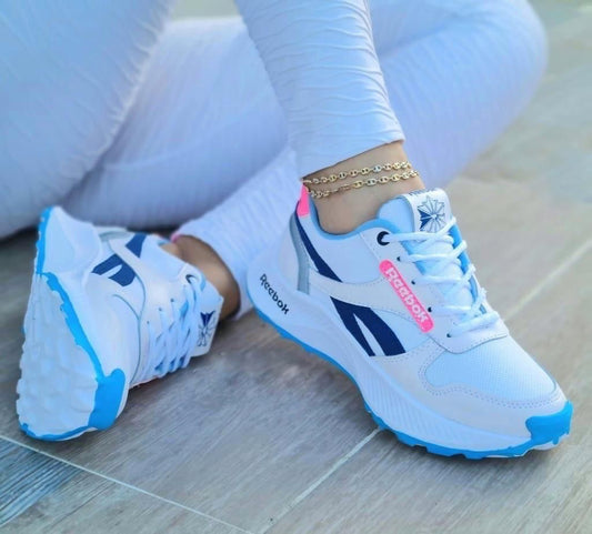 Reebok Dama Blanco Azul j.