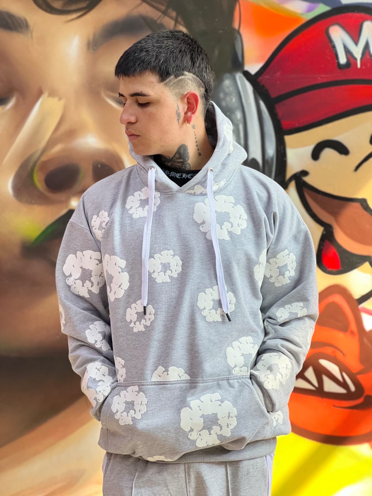 HOODIE FLORES