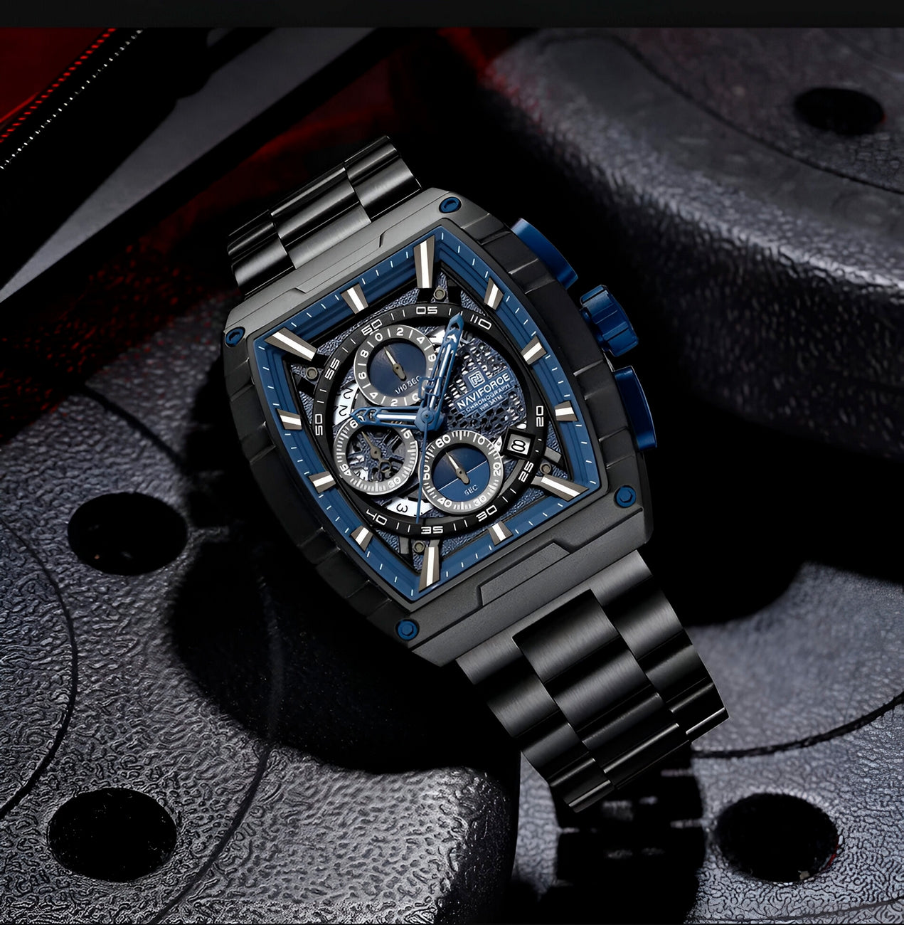 Reloj Naviforce Casual Nf8066 Crono Homb