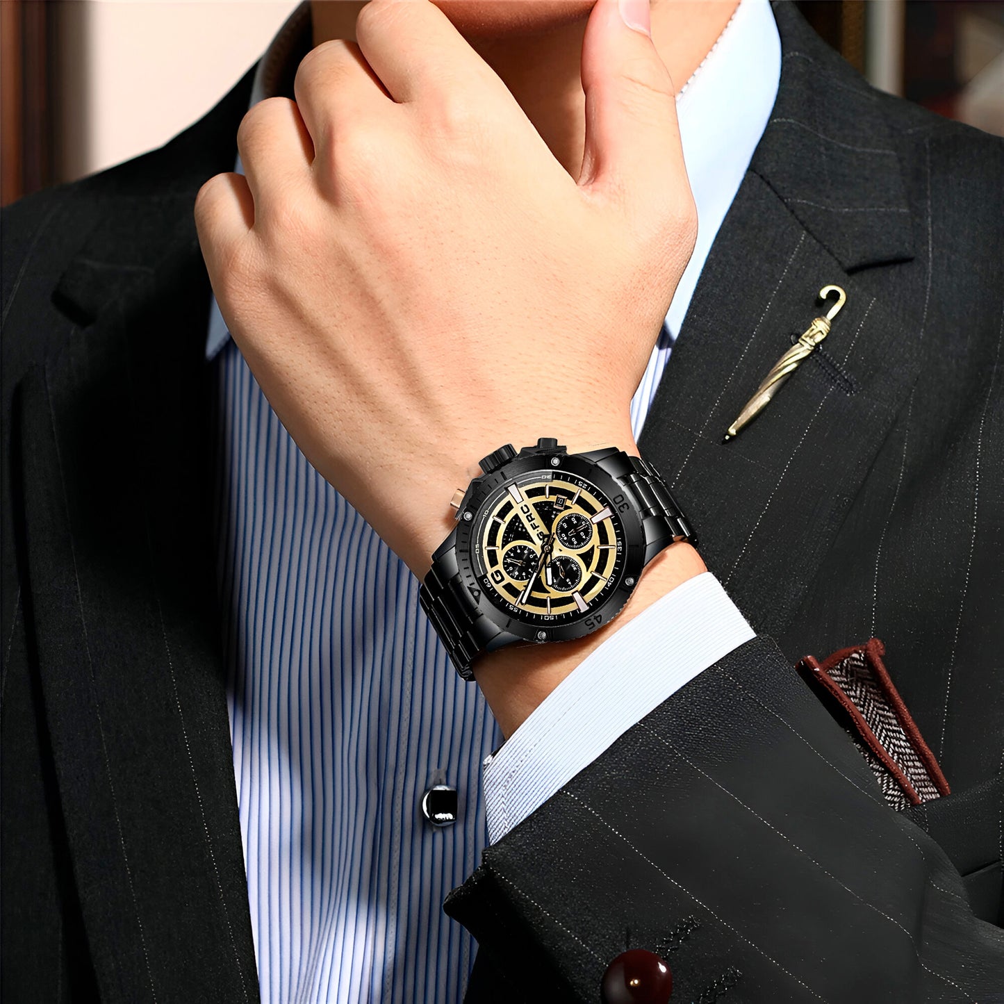 Reloj G-force H3840g Cronografo Funciona