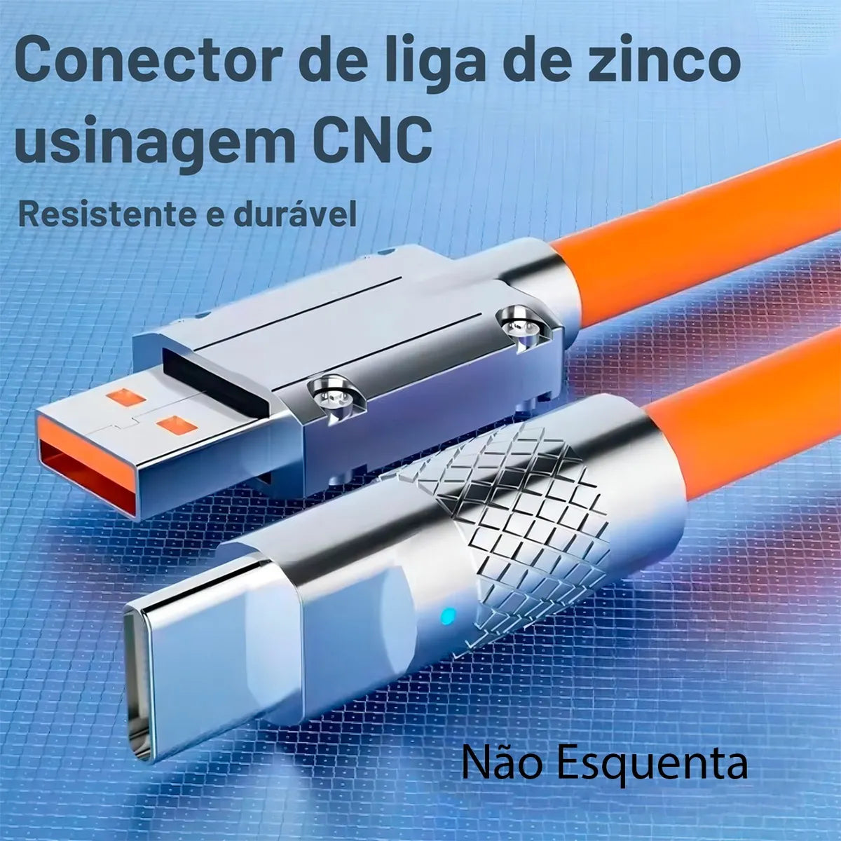 Cables USB ultra resistentes-Carga rapida