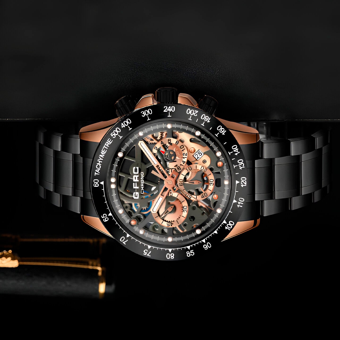 Reloj G-force H3717g Cronografo Funciona