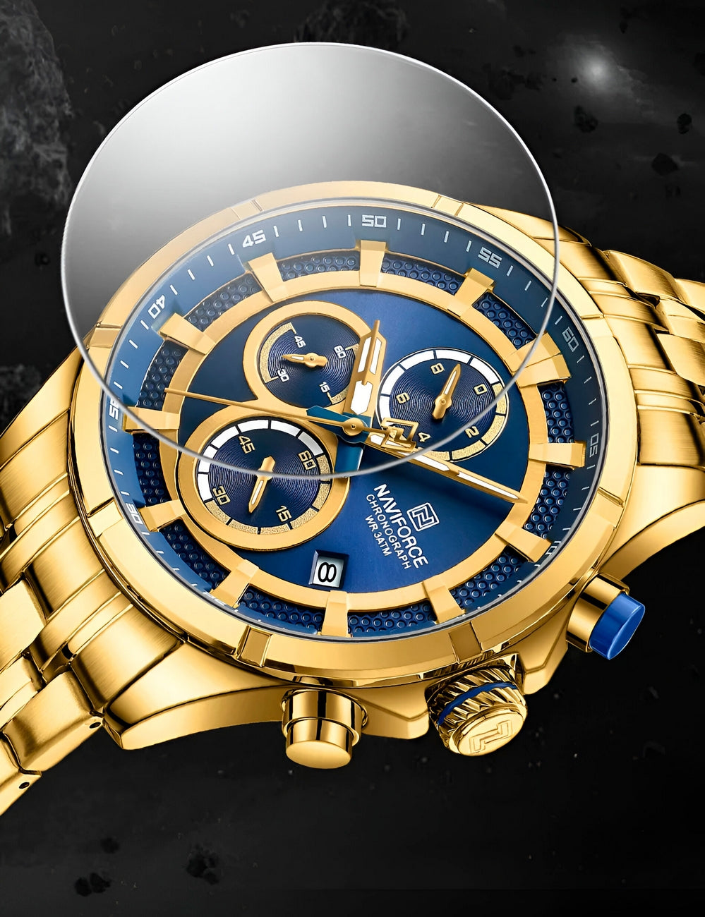 Reloj Naviforce Casual Nf8046 Crono Homb