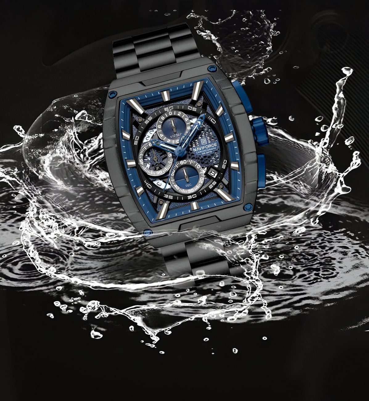 Reloj Naviforce Casual Nf8066 Crono Homb