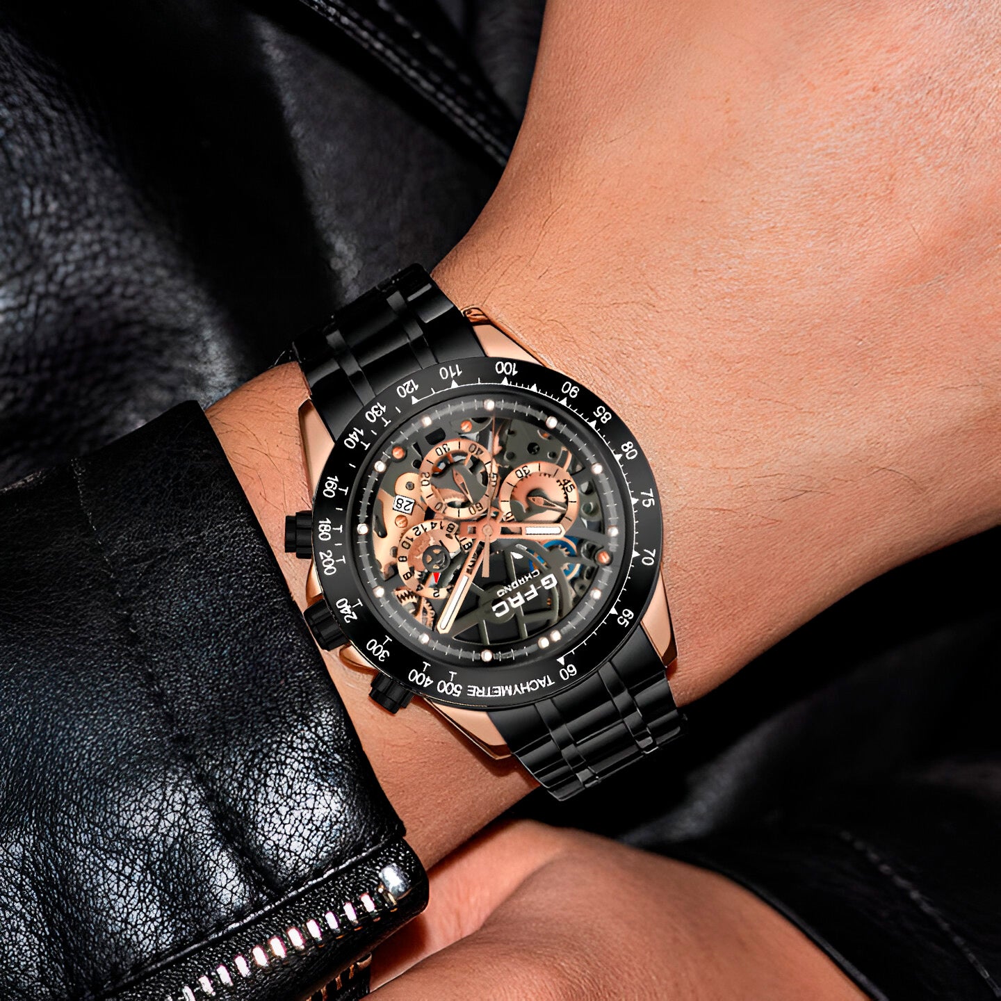Reloj G-force H3717g Cronografo Funciona