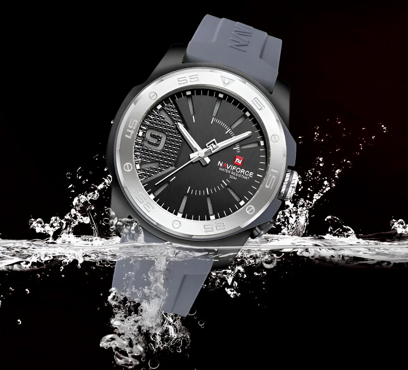 Reloj Naviforce Deportivo Nf7112 Goma Ho