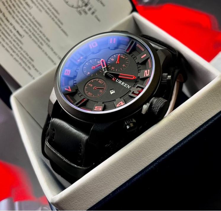 Reloj Curren 8225 pulso Cuero Hombre