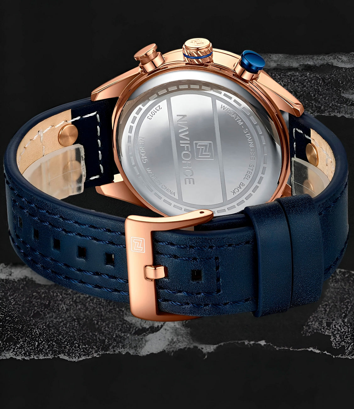 Reloj Naviforce Casual Nf8045 Cuero Homb